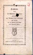 Druck und handschr. Schreiben des Unterpräfekten Sybertz v. 17. August 1801 