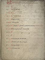 "Liber ordinarius" von St. Gereon, Pergament, mit den Seiten des Toten-kalenders für den Monat Juli - Erzb. Diözesan - und Dombibliothek, Dom-Hs. 241, fol. 7v, 8r.
